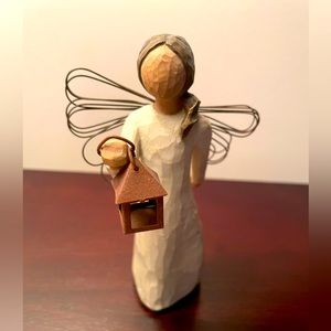 Vintage 2000 Willow Tree “Angel Of Hope” Angel With Lantern Demdaco Susan Lordi